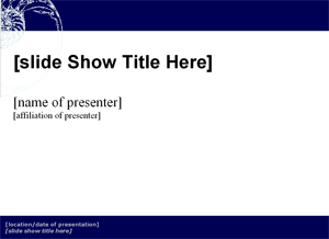S5 Presentation using the theme 'Blue Spiral (S5 Default Theme)'